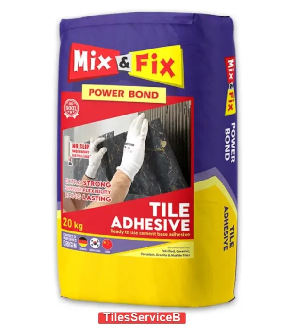 Mix&Fix Power Bond Tile Adhesive 20 KG – পাওয়ার বন্ড টাইল এডেসিপ ২০ কেজি